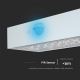 LED Napelemes érzékelős fali lámpa LED/3W/3,7V 3000K/4000K IP65 fehér