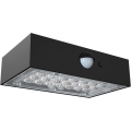 LED Napelemes érzékelős fali lámpa LED/3W/3,7V 3000K/4000K IP65 fekete