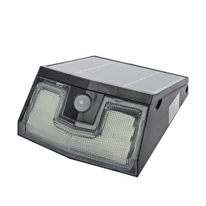 LED Napelemes fali lámpa mozgás és alkonyérzékelővel TRANSFORMER LED/7W/3,7V IP65 + távirányítás