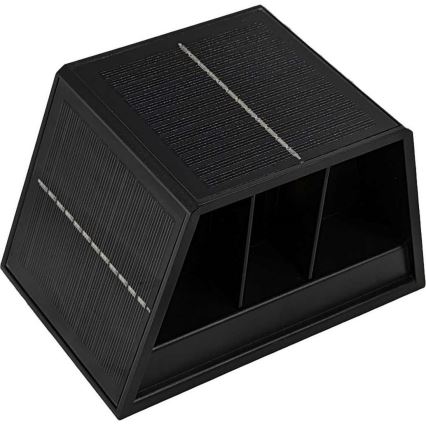 LED Napelemes fali lámpa CUBUS 2xLED/1,5W/3,7V 1500 mAh IP54