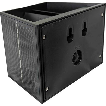 LED Napelemes fali lámpa CUBUS 2xLED/1,5W/3,7V 1500 mAh IP54