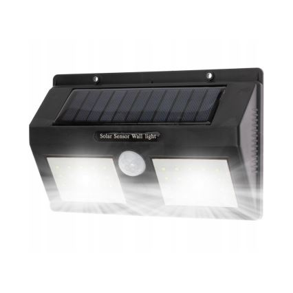 LED napelemes fali lámpa érzékelővel LED/1,2W/3,7V 1200 mAh IP54