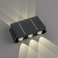 LED napelemes fali lámpa érzékelővel LED/2W/5V IP54 1300 mAh