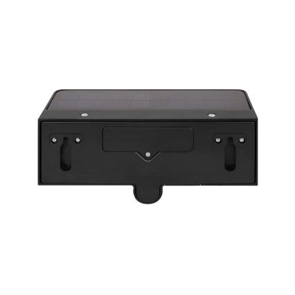 LED napelemes fali lámpa mozgás- és alkonyatérzékelővel LED/3W/3,7V IP54 1500 mAh fekete
