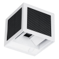 LED napelemes fali lámpa érzékelővel LED/9W/3,7V 3000/4000/6000K IP65 2600 mAh fehér