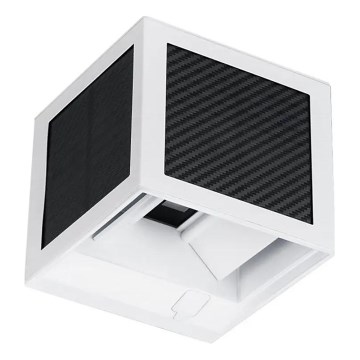 LED napelemes fali lámpa érzékelővel LED/9W/3,7V 3000/4000/6000K IP65 2600 mAh fehér