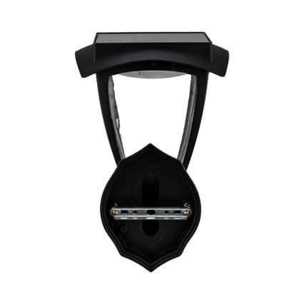 LED napelemes fali lámpa LED/2W/3,7V 3000/6000K IP65 2200 mAh fekete
