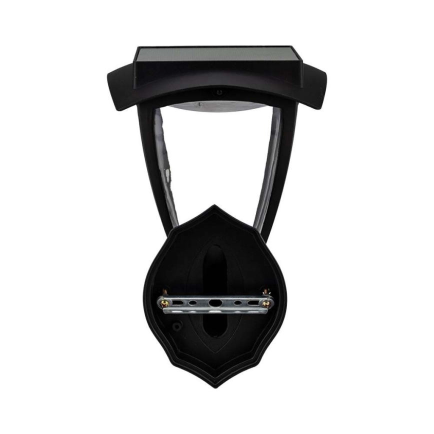 LED napelemes fali lámpa LED/2W/3,7V 3000/6000K IP65 2200 mAh fekete