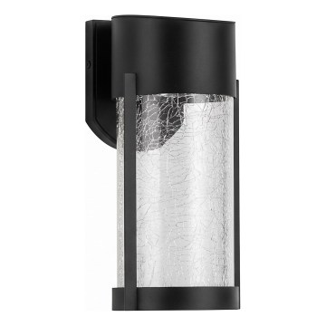 LED napelemes fali lámpa LED/3,7V 300 mAh IP44 fekete