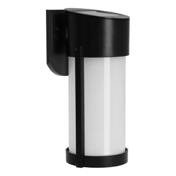 LED napelemes fali lámpa LED/3,7V 300 mAh IP44 fekete