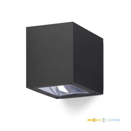 LED napelemes fali lámpa QUERK LED/1,2V 3000/4000K IP54 800 mAh