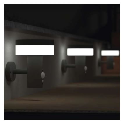 LED napelemes fali lámpa érzékelővel LED/2W/3,7V 1200 mAh IP44