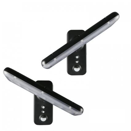 LED napelemes fali lámpa érzékelővel PHOENIX LED/15W/3,2V 3000/4000K IP65 6000 mAh