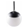 LED Napelemes függeszték KIARA LED/1,2V 600 mAh IP44 fekete