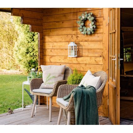 LED Napelemes függeszték LED/0,02W/1,2V 1xAA 2700K IP44 200 mAh fehér