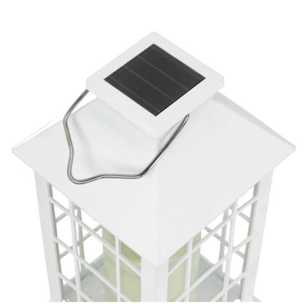 LED Napelemes függeszték LED/0,02W/1,2V 1xAA 2700K IP44 200 mAh fehér