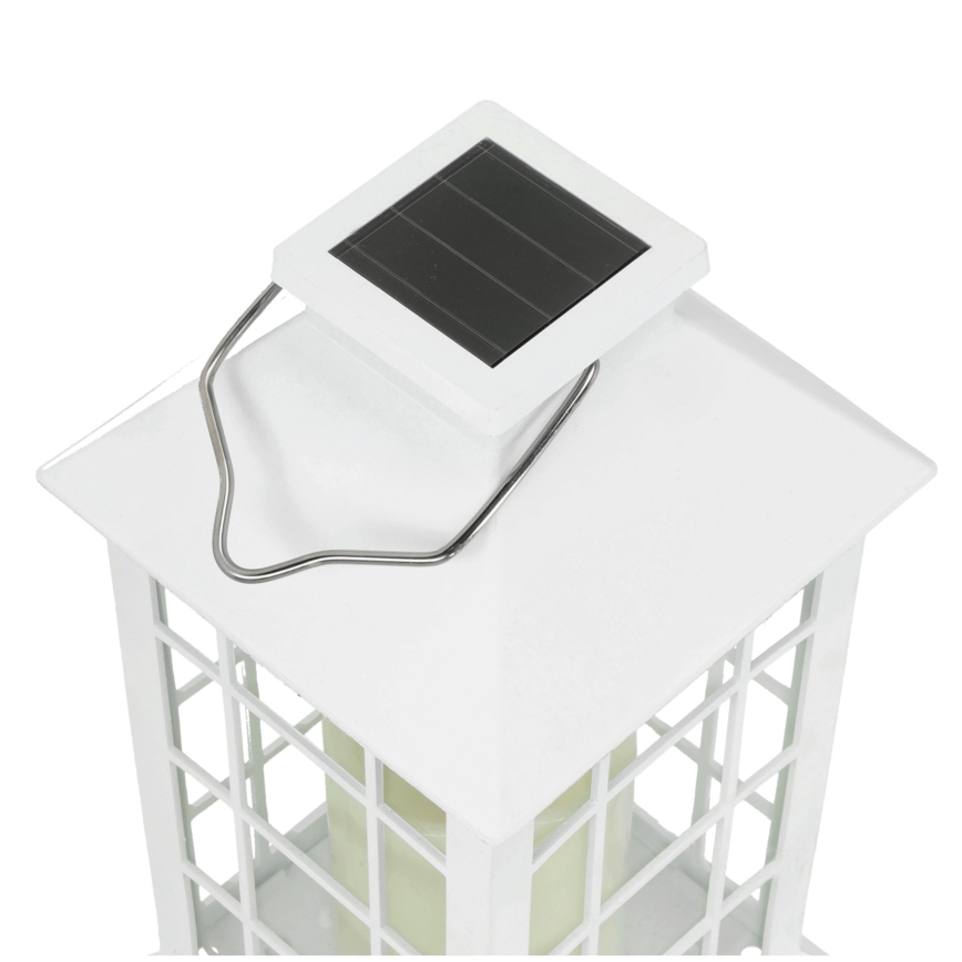 LED Napelemes függeszték LED/0,02W/1,2V 1xAA 2700K IP44 200 mAh fehér