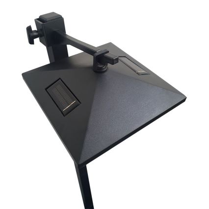 LED napelemes kültéri lámpa 3 az 1-ben LED/1,2V 200 mAh IP44 fekete