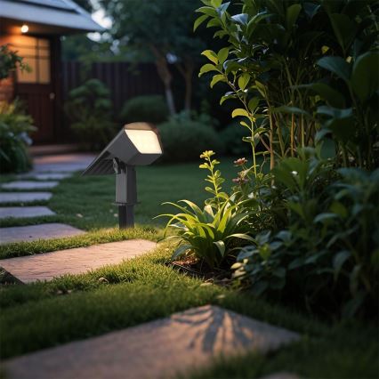 LED napelemes lámpa 2 az 1-ben LED/1,3W/3,7V 3000/4000/6400K IP65 1200 mAh