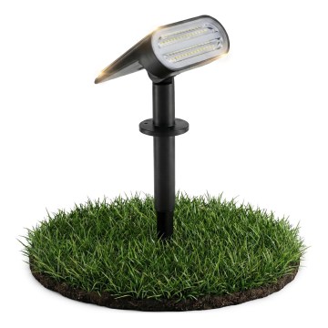 LED napelemes lámpa 2 az 1-ben LED/3,7V 1200 mAh IP54 fekete