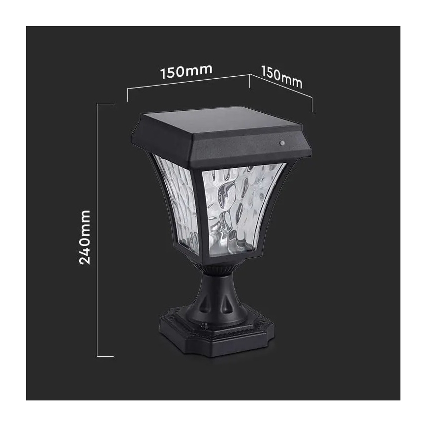 LED Napelemes lámpa 3in1 LED/2W/5,5V 3000K/6000K IP65 2200 mAh