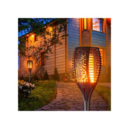 LED napelemes lámpa alkonykapcsolóval LED/1,2W/1,2V 600 mAh IP44