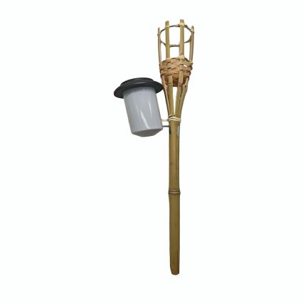 LED napelemes lámpa BAMBOO LED/1,2V 150 mAh 1800K 56 cm IP44 bézs