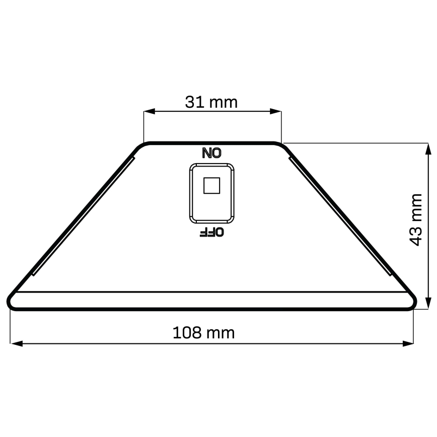 LED napelemes lámpa ELI LED/4,5W/3,7V 500 mAh IP44 fekete