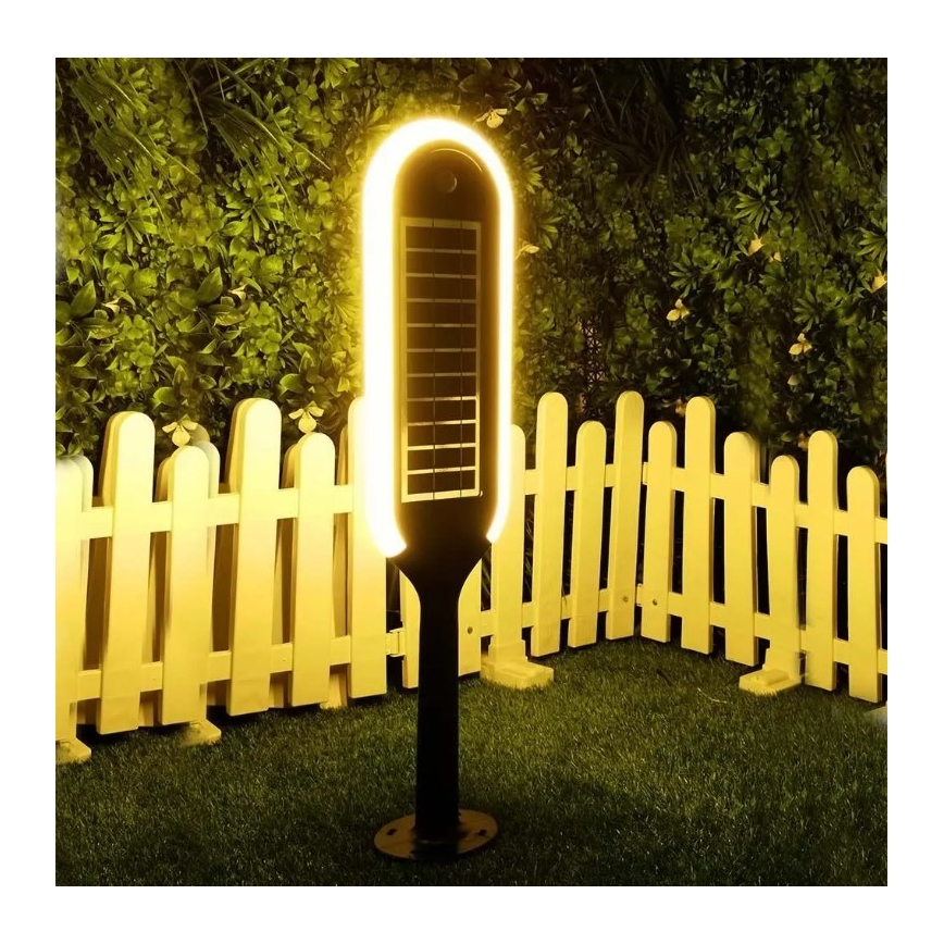 LED Napelemes lámpa érzékelővel BOLLARD LED/5W/5,5V 70 cm 3000K IP65 2000 mAh