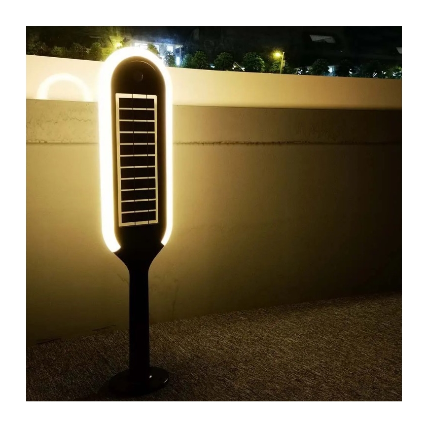 LED Napelemes lámpa érzékelővel BOLLARD LED/5W/5,5V 70 cm 4000K IP65 2000 mAh