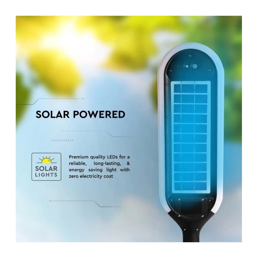 LED Napelemes lámpa érzékelővel BOLLARD LED/5W/5,5V 70 cm 4000K IP65 2000 mAh