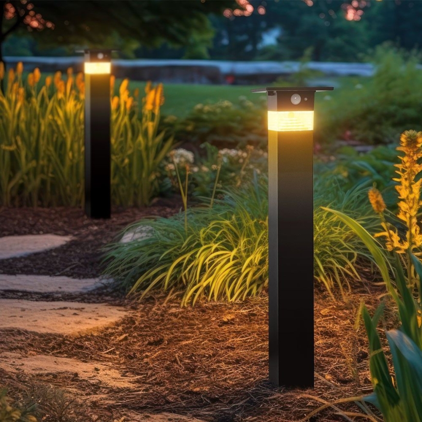 LED Napelemes lámpa érzékelővel LED/2,5W/3,7V IP54 3000K 2200 mAh