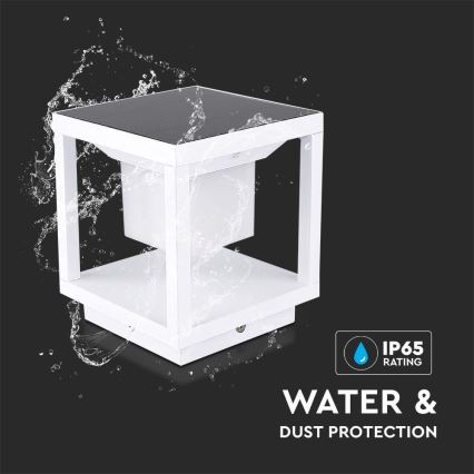 LED Napelemes lámpa érzékelővel LED/2W/5,5V 3000K IP65 2600 mAh fehér