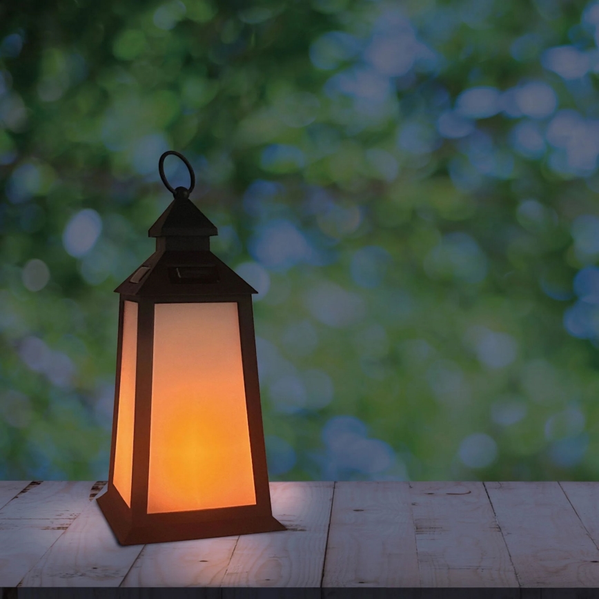 LED Napelemes lámpa FENIX LED/1,2V 200 mAh IP44 fekete