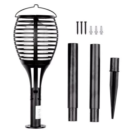 LED napelemes lámpa FLAME 4 az 1-ben LED/0,45W/3,7V IP44 500 mAh