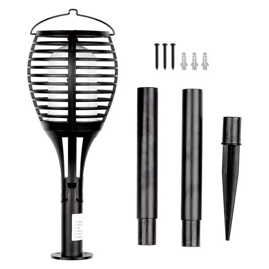 LED napelemes lámpa FLAME 4 az 1-ben LED/0,45W/3,7V IP44 500 mAh
