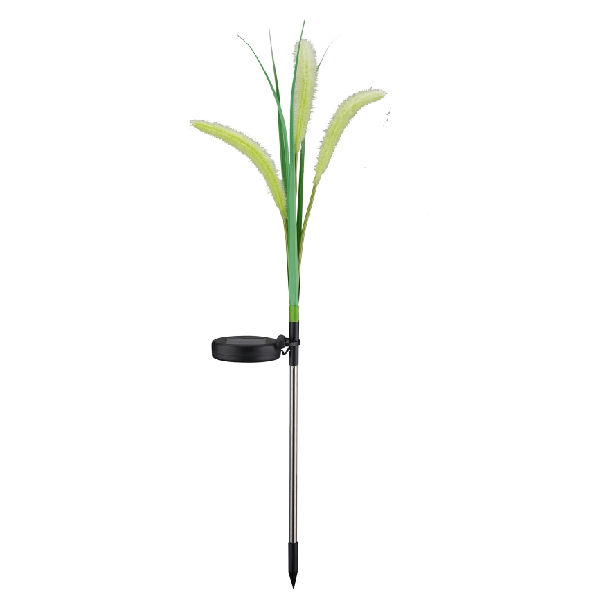 LED Napelemes lámpa FLORA LED/1,2V 3000K 600 mAh IP44 fekete