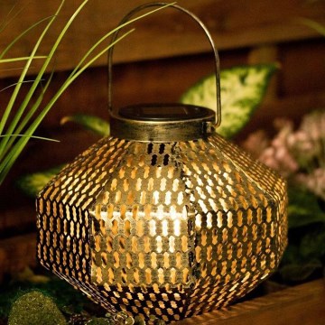 LED Napelemes lámpa LAURA 1xE27/1,2V 300 mAh IP44