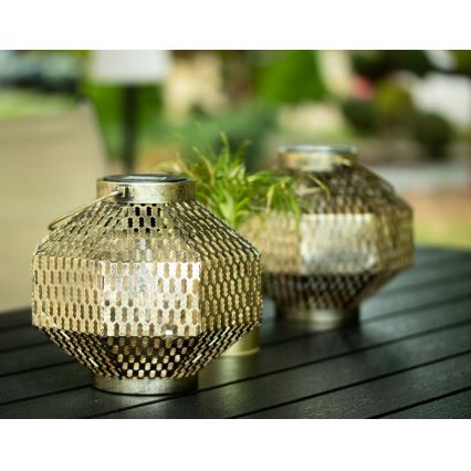 LED Napelemes lámpa LAURA 1xE27/1,2V 300 mAh IP44