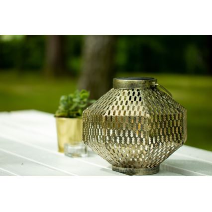 LED Napelemes lámpa LAURA 1xE27/1,2V 300 mAh IP44