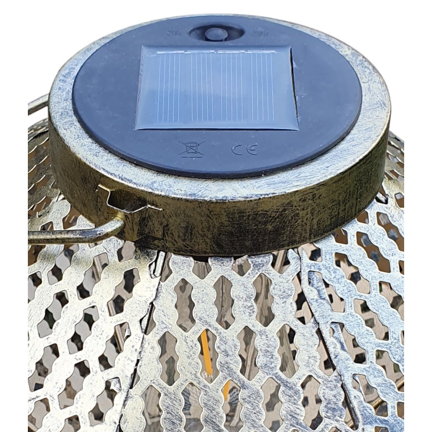 LED Napelemes lámpa LAURA 1xE27/1,2V 300 mAh IP44