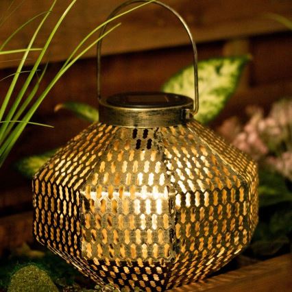 LED Napelemes lámpa LAURA 1xE27/1,2V 300 mAh IP44