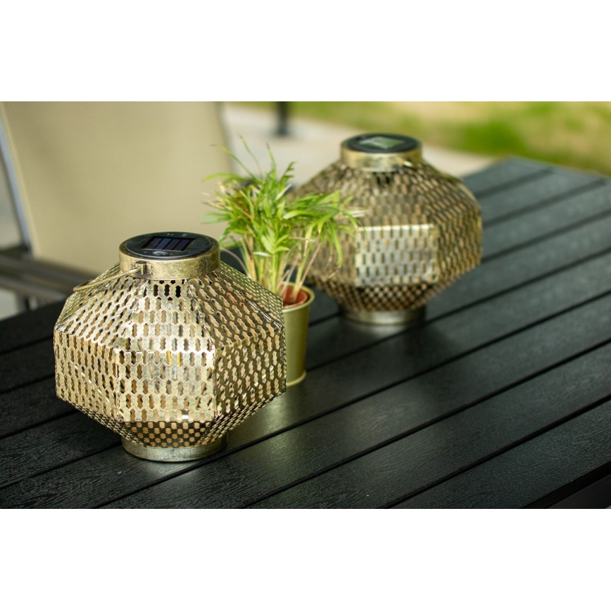 LED Napelemes lámpa LAURA 1xE27/1,2V 300 mAh IP44