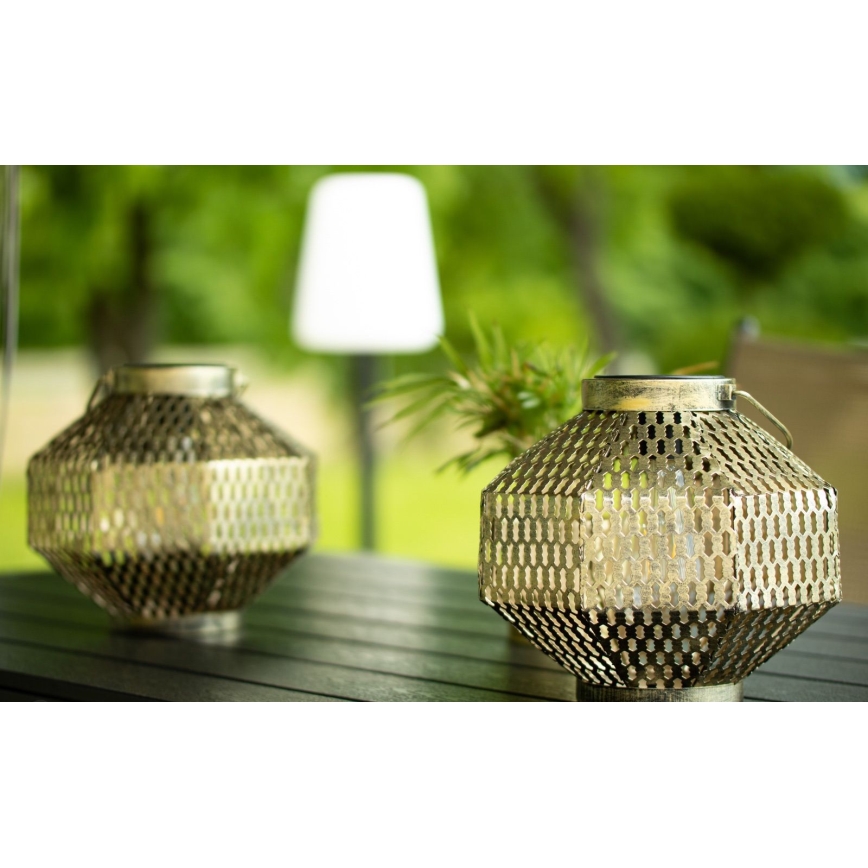 LED Napelemes lámpa LAURA 1xE27/1,2V 300 mAh IP44