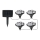 LED Napelemes lámpa LED/0,14W/2V 600 mAh IP44 mancsok