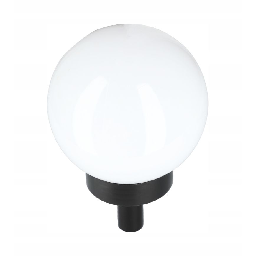 LED napelemes lámpa LED/1,2 V 6500 K 200 mAh átm. 15 cm IP44 fehér/fekete