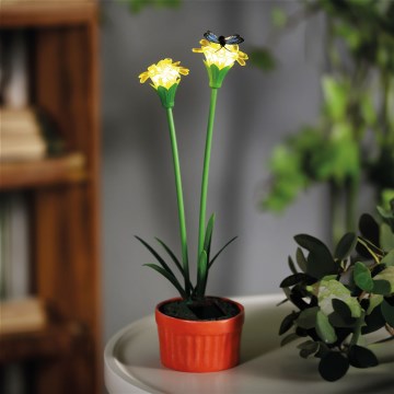 LED napelemes lámpa LED/1,2V 200 mAh IP44 virág