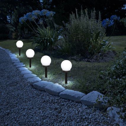 LED Napelemes lámpa LED/1,2V 40mAh IP44 fekete