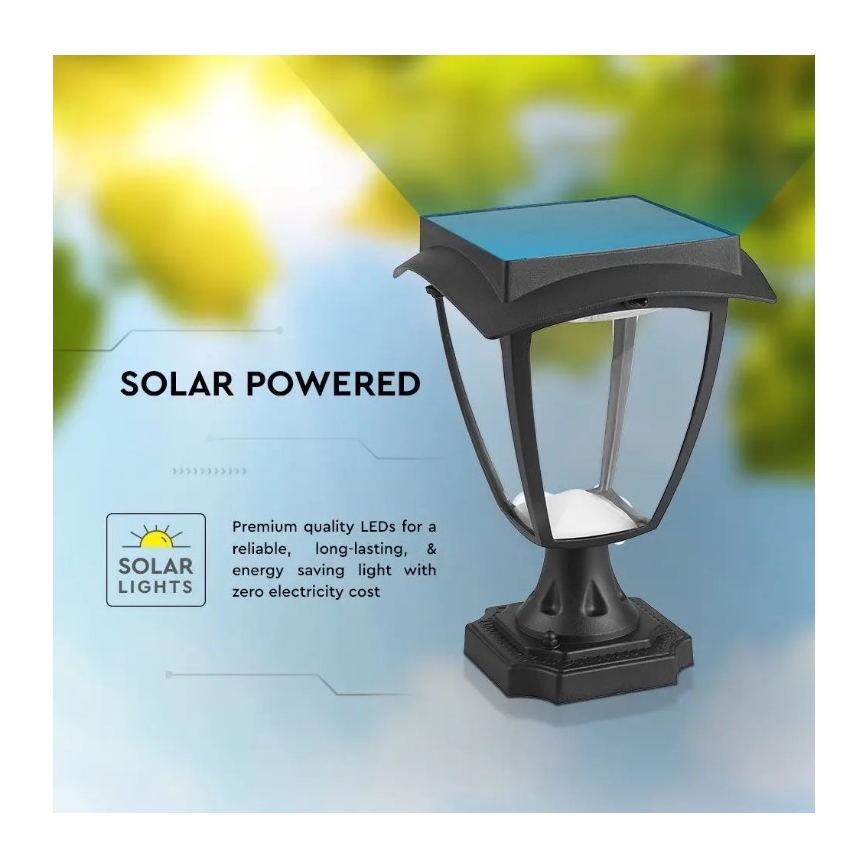 LED Napelemes lámpa LED/2W/3,7V 3000/6000K IP65 2200 mAh