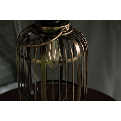 LED Napelemes lámpa LORETA 1xE27/1,2V 600 mAh IP44